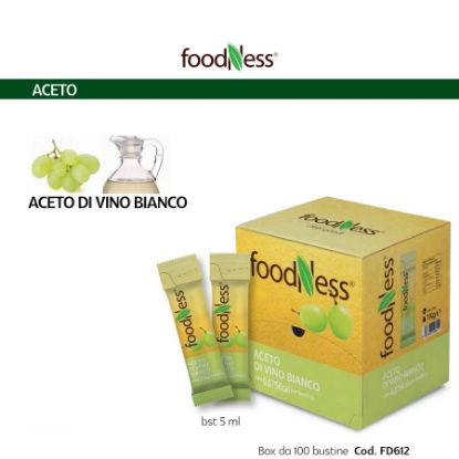 Immagine di BUSTINA ACETO DI VINO BIANCO 100pz - 5ml FOODNESS