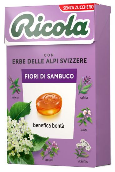 Immagine di RICOLA ASTUCCIO FIORI DI SAMBUCO SENZA ZUCCHERO 50g 20pz