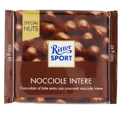 Immagine di RITTER TAVOLETTE 20pz 100gr NOCCIOLE INTERE LATTE