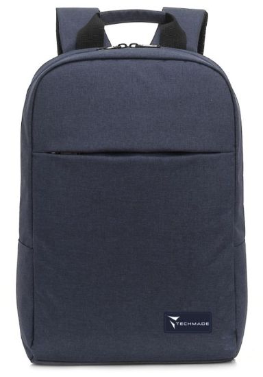 Picture of BORSA ZAINO PORTA PC15.6'' TECHMADE BLU 1pz SINTETICO