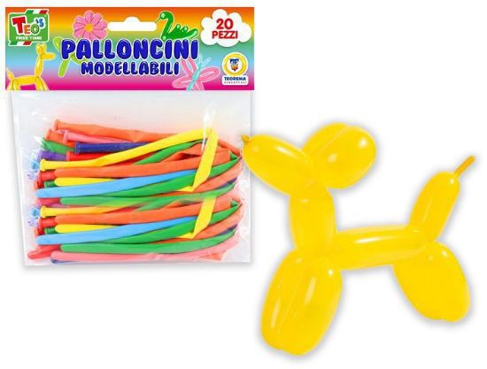 Immagine di GIOCHI TEO'S - PALLONCINI MODELLABILI L.28cm 20pz