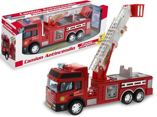 Immagine di GIOCHI PLAY CITY - CAMION ANTINCENDIO A FRIZIONE