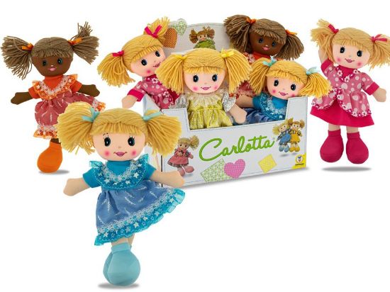 Picture of GIOCHI CARLOTTA - BAMBOLA IN PEZZA 30cm