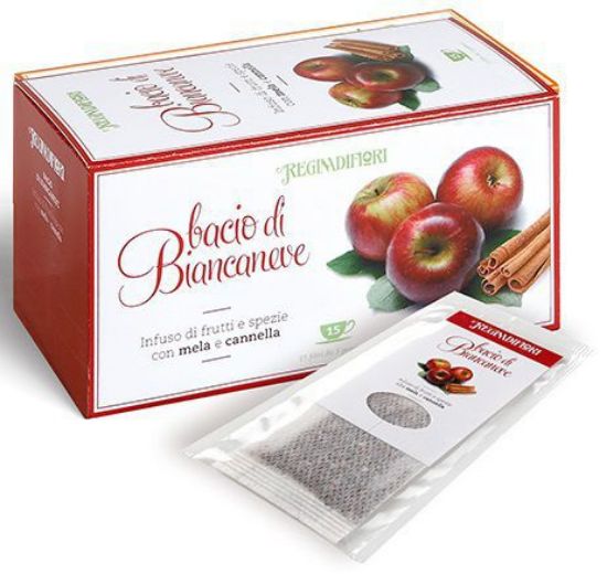 Picture of REGINADIFIORI TISANE SCATOLA 15pz 3gr. BACIO DI BIANCANEVE