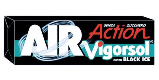 Picture of PERFETTI VIGORSOL STICK AIR ACTION BLACK ICE S/Z 40pz