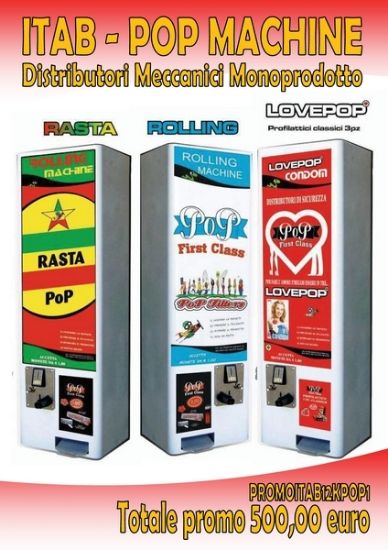 Picture of POP MACHINE DISTRIBUTORE AUT. MONOPRODOTTO in comodato d'uso gratuito