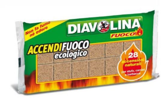 Picture of ACCENDIFUOCO DIAVOLINA 28 CUBI ECOLOGICO