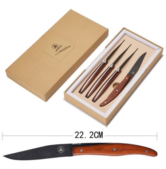 Immagine di LAGUIOLE COLTELLI STEAK KNIVES STONEWASH BLADE 1x4pz