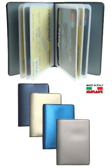 Picture of PORTA CARDS MORBIDO 24pz 14T PLURICARD METAL ALPLAST