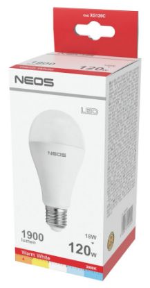 Picture of LAMPADINE LED E27 18W GOCCIA LUCE CALDA 1pz 3000K A+ - NEOS NOVALINE