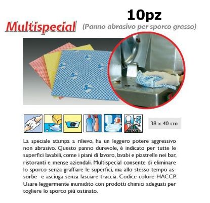 Immagine di PANNO MULTISPECIAL 10pz VERDE - SUPER5