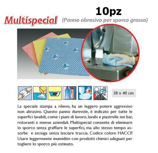 Immagine di PANNO MULTISPECIAL 10pz VERDE - SUPER5