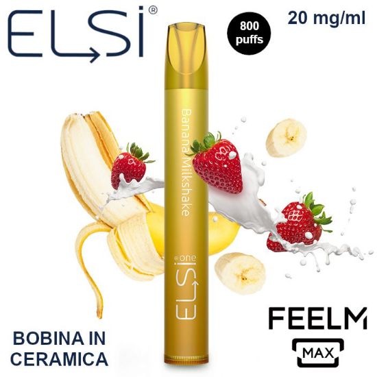 Immagine di ELSI ONE 1pz 20mg/ml BANANA MILKSHAKE FEELM - PLN012757