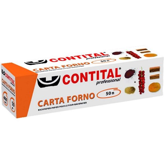 Picture of ROTOLI CARTA FORNO 50mt 1pz USO ALIMENTARE - 7062