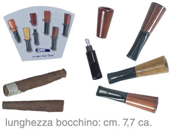 Picture of BOCCHINI IN RADICA PER SIGARO 6pz REGULAR TOSCANO GEIT