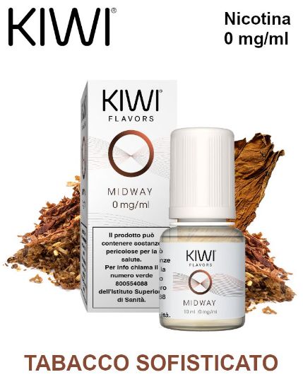 Picture of KIWI E-LIQUID MIDWAY 10ml 0mg/ml - PL0011726