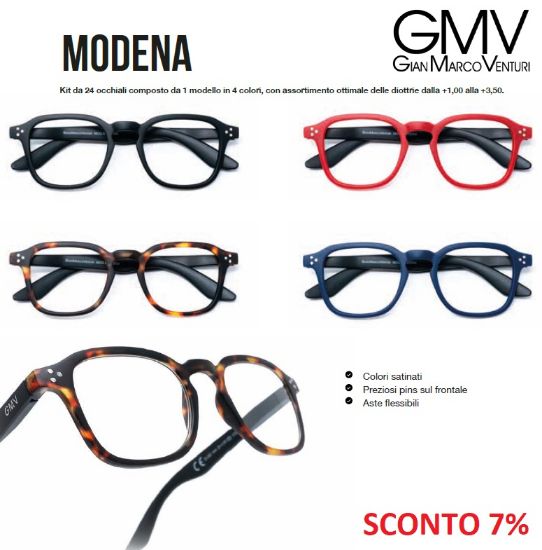 Picture of OCCHIALI GRAD. GMV MODENA (da 1.00 a 3.50) 24pz