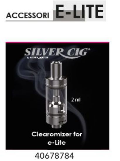 Picture of SILVER CIG ATOMIZZATORE E-LITE RICAMBIO 1pz