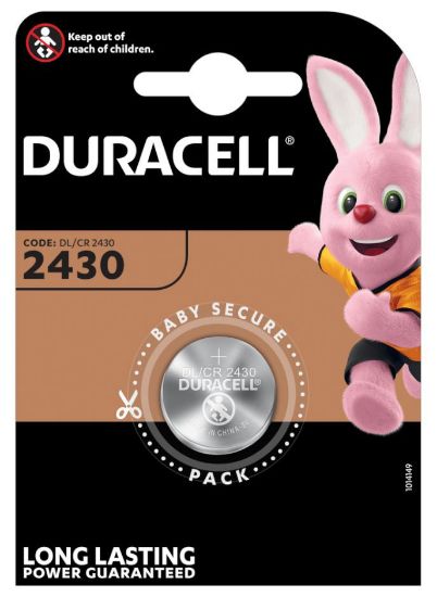 Picture of PASTIGLIE DURACELL 2430 3v 1x 1pz LITIO