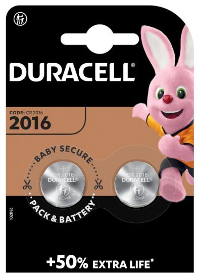 Picture of PASTIGLIE DURACELL 2016 3v 2x 1pz LITIO