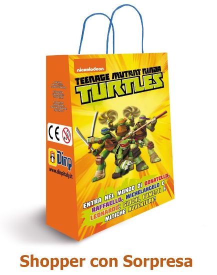 Immagine di BUSTA SORPRESA 1x5 buste TURTLES SHOPPER (V.8,90)