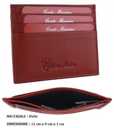 Immagine di PORTAFOGLIO CONTE MASSIMO CM88116 ROSSO 1pz - VERA PELLE