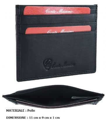 Immagine di PORTAFOGLIO CONTE MASSIMO CM88116 NERO 1pz - VERA PELLE