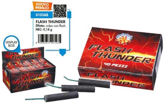 Picture of PETARDI FLASH THUNDER 40pcs 24pz BORGONOVO