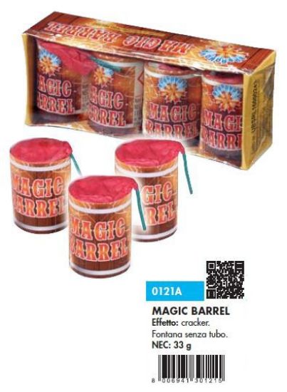 Picture of PARTY MAGIC BARREL 4pcs x15pz BORGONOVO