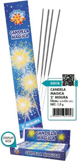 Picture of CANDELINE MAGICHE 28cm 10pcs x25pz BORGONOVO