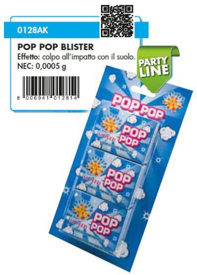 Immagine di PARTY BLISTER POP POP 50pcs 3x20pz BORGONOVO