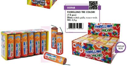 Picture of GIRANDOLA FIORELLINO TRE COLORI 12pcs x30pz BORGONOVO