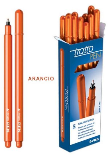 Immagine di PENNARELLI TRATTO PEN 12pz ARANCIO  PENNARELLO FILA