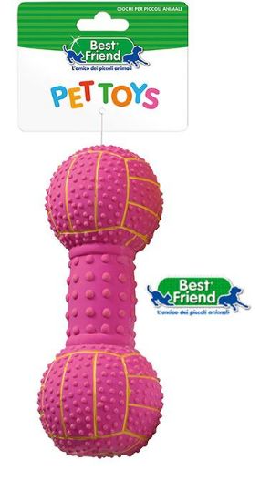 Immagine di PET GIOCHI ANIMALI LATTICE MANUBRI PALLA 15cm 1pz BEST FRIEND