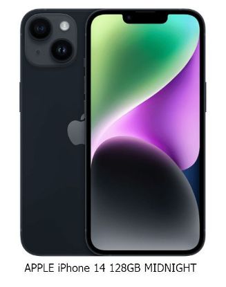 Picture of CELLULARE IPHONE 14 MIDNIGHT 128GB 5G