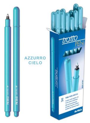 Picture of PENNARELLI TRATTO PEN 12pz AZZURRO CIELO PENNARELLO FILA