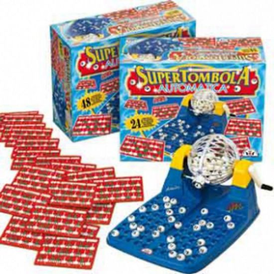 Immagine di GIOCHI SCATOLA TOMBOLA AUTOMATICA SUPER 24 cartelle 35,5x25x13cm