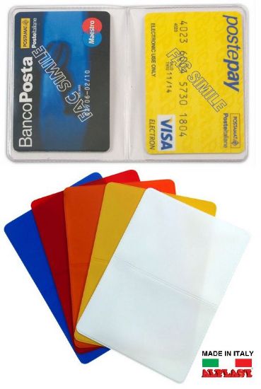 Picture of PORTA CARDS MORBIDO 50pz 2T BICARD COLOR ALPLAST