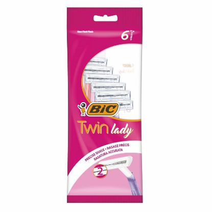 Immagine di RASOIO BIC LADY 2 TWIN 1x6pz ROSA - VGP372