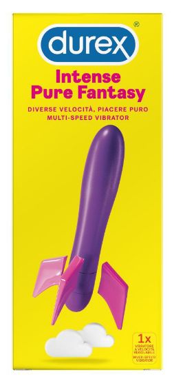 Immagine di VIBRATORE PURE FANTASY DUREX 16cm 1pz + CUSTODIA