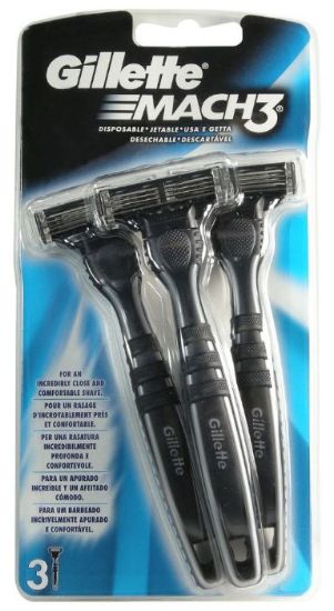 Immagine di RASOIO GILLETTE MACH3 3pz nero