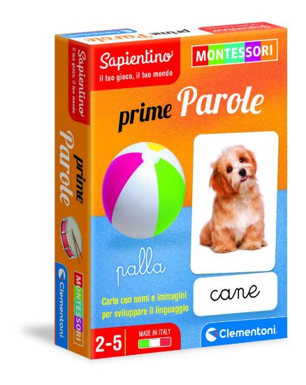 Picture of GIOCHI MONTESSORI CARTE PRIME PAROLE 1pz CLEMENTONI