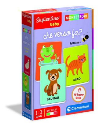 Picture of GIOCHI SAPIENTINO BABY MONTESSORI - CARD CHE VE 1pz CLEMENTONI