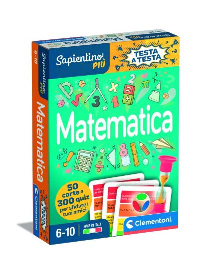 Immagine di GIOCHI SAPIENTINO PIU - CARTE MATEMATICA 1pz CLEMENTONI