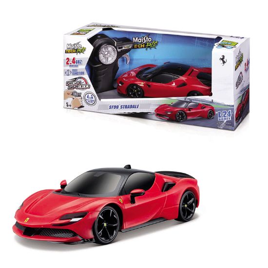 Immagine di GIOCHI AUTO R/C 1:24 FERRARI SF90 STRADALE 1pz RADIOCOMANDO