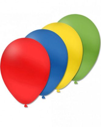 Picture of PALLONCINI COLOR TONDI 100pz 20cm ASSORTITI