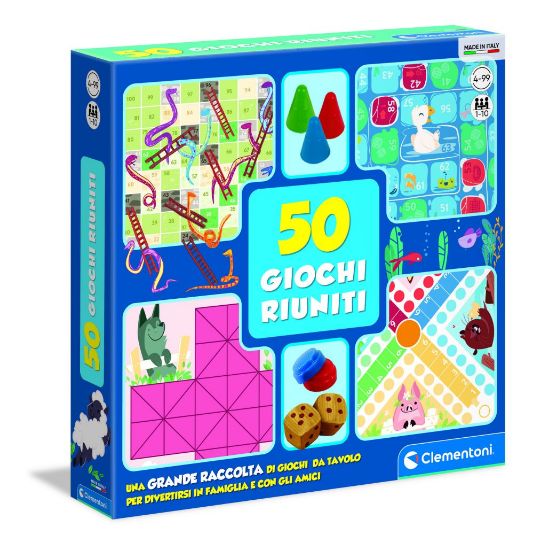 Picture of GIOCHI 50 GIOCHI RIUNITI 1pz CLEMENTONI