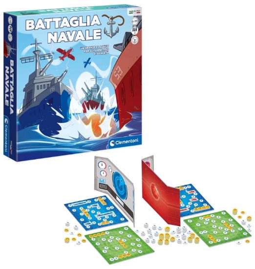 Immagine di GIOCHI BATTAGLIA NAVALE S.QUA. 1pz CLEMENTONI