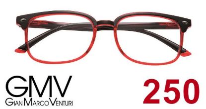 Picture of OCCHIALI GRAD. GMV VARESE (da 2.50) 1pz ROSSO NERO