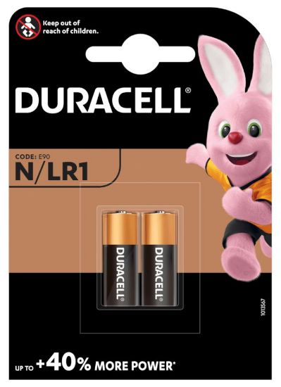 Picture of BATTERIE DURACELL N/LR1 1.5v 2x 1pz - apri cancello/macchina MN9100